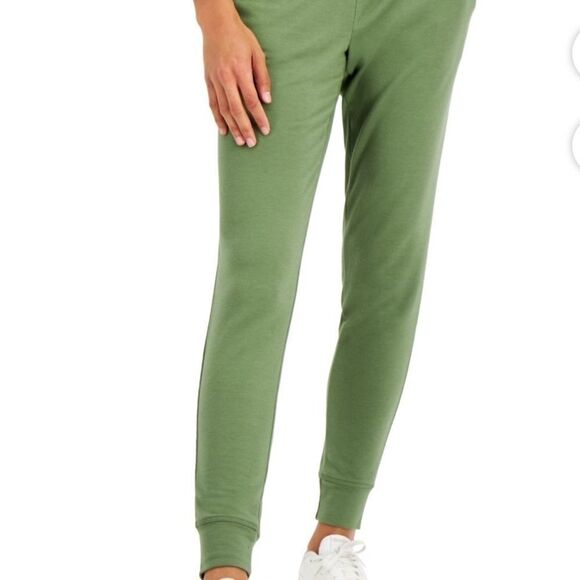 ID Ideology Women's Slim Leg Jogger Pants Green olivine - Picture 3 of 9